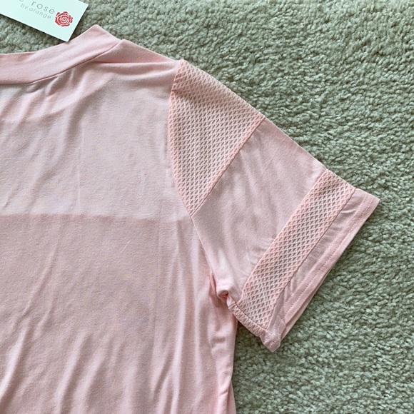 Peachy Blush color Short Sleeve Tee - Picture 7 of 7